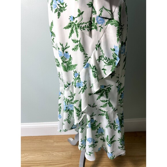 Disney Princess Juniors' White Floral Ruffle High Low Summer Dress XS - Picture 6 of 12